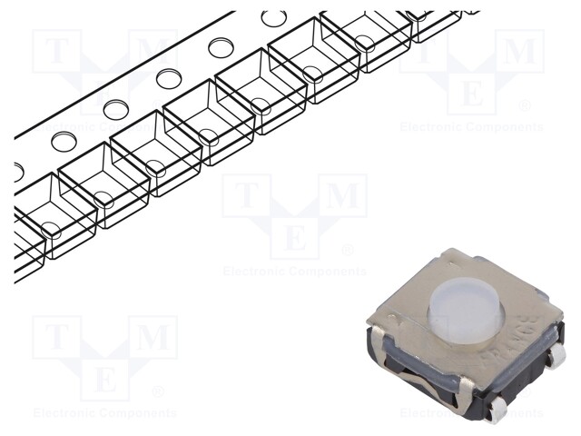 Microswitch TACT; SPST-NO; Pos: 2; 0.05A/32VDC; SMT; none; 2N; 3.5mm