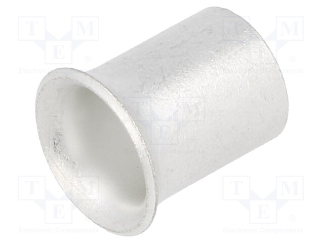 Bootlace ferrule; non-insulated; crimped; L: 10.5mm; Øint: 6.1mm