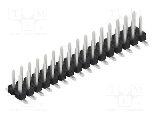 Connector: pin strips; pin header; male; PIN: 32; 2.54mm; SMT; 2x16