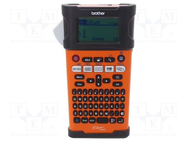 Label printer; Keypad: QWERTY; 20mm/s