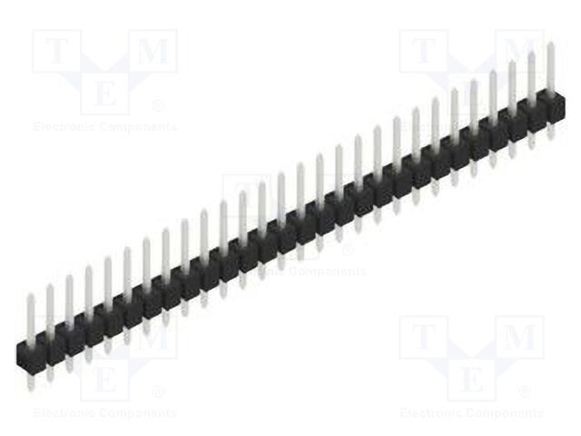 Connector: pin strips; pin header; male; PIN: 28; 2.54mm; THT; 1x28