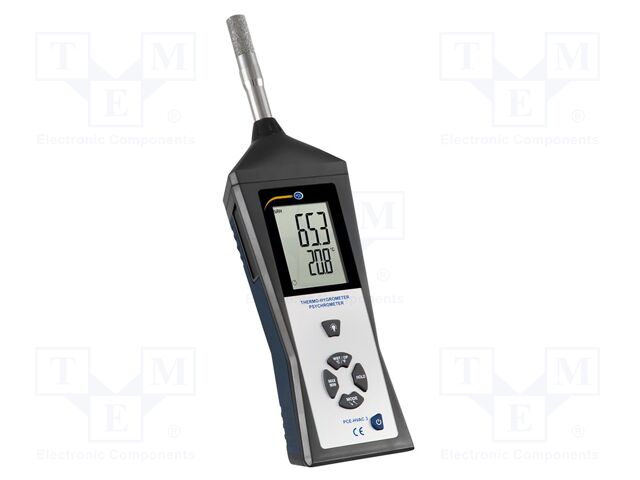 Thermo-hygrometer; LCD 2,8"; Non-contact temp.range: -20÷100°C