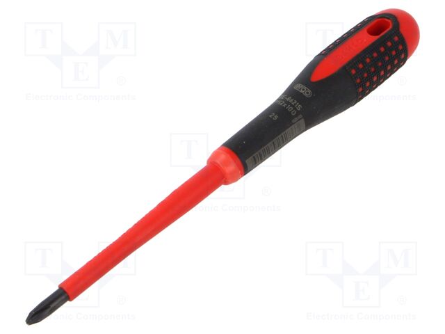 Screwdriver: insulated; Phillips; PH2; Blade length: 100mm