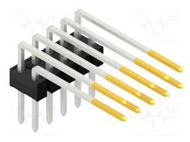 Connector: pin strips; pin header; male; PIN: 10; 2.54mm; THT; 2x5