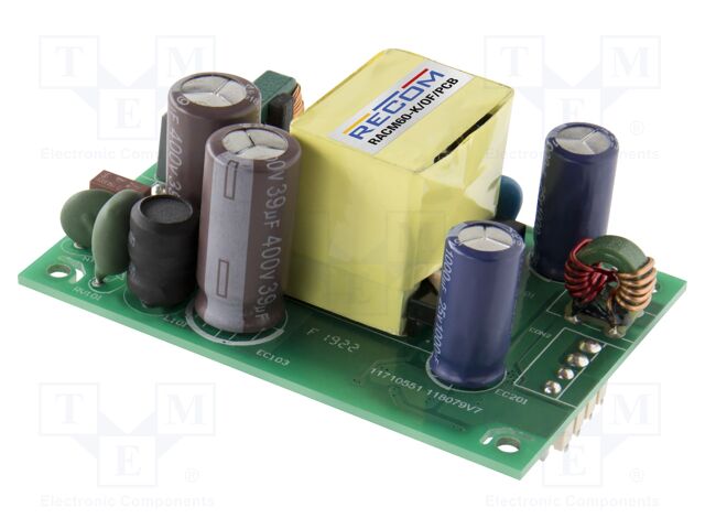 Power supply: switched-mode; open; 40W; 120÷370VDC; 80÷264VAC