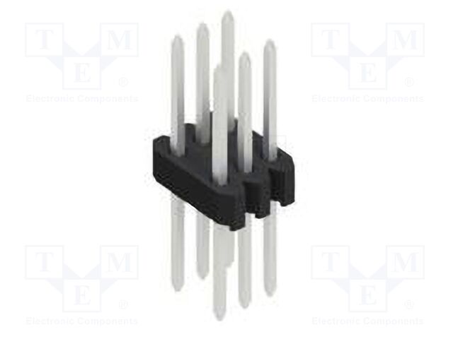 Connector: pin strips; pin header; male; PIN: 6; 1.27mm; THT; 2x3