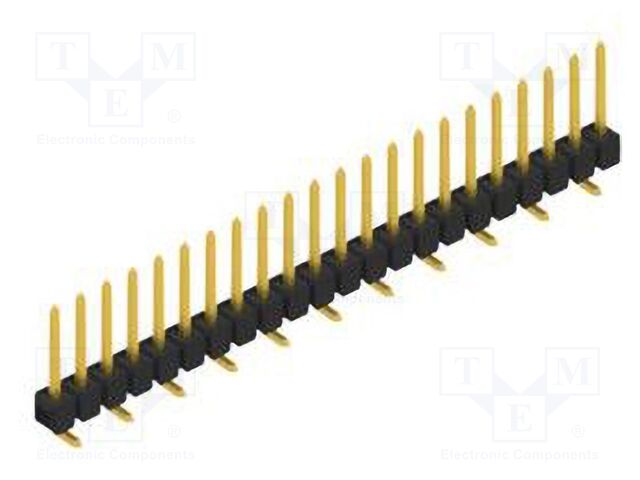 Connector: pin strips; pin header; male; PIN: 22; 2.54mm; SMT; 1x22