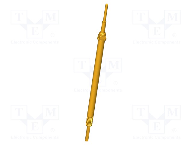 Test needle; Operational spring compression: 4mm; 5A; Ø: 0.64mm