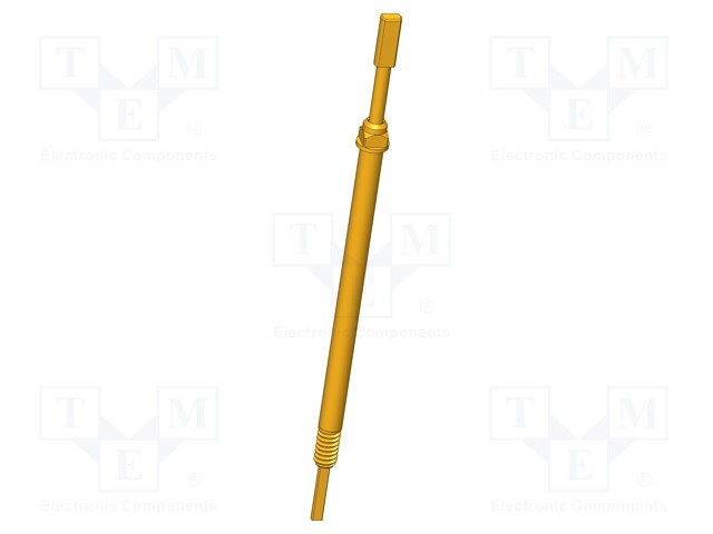 Test needle; Operational spring compression: 4mm; 8A; Ø: 1.5mm