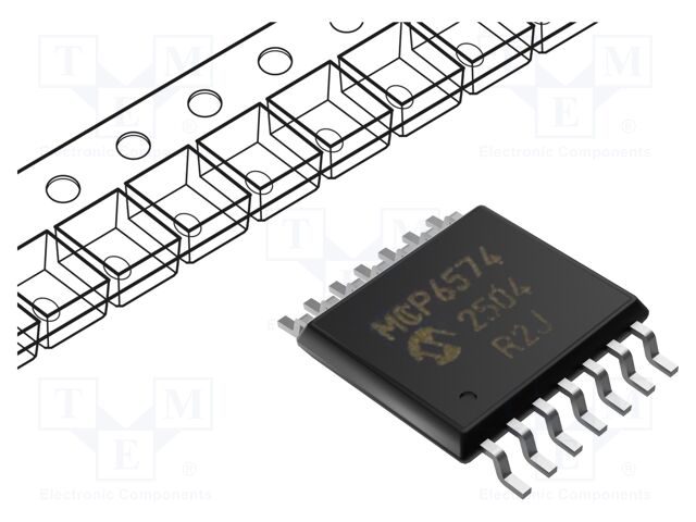 IC: comparator; low-power; Cmp: 4; 40ns; 1.8÷5.5V; SMT; TSSOP14; 75dB