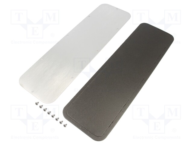 Cable gland plate; aluminium; W: 130mm; L: 445mm; Spacial S3D