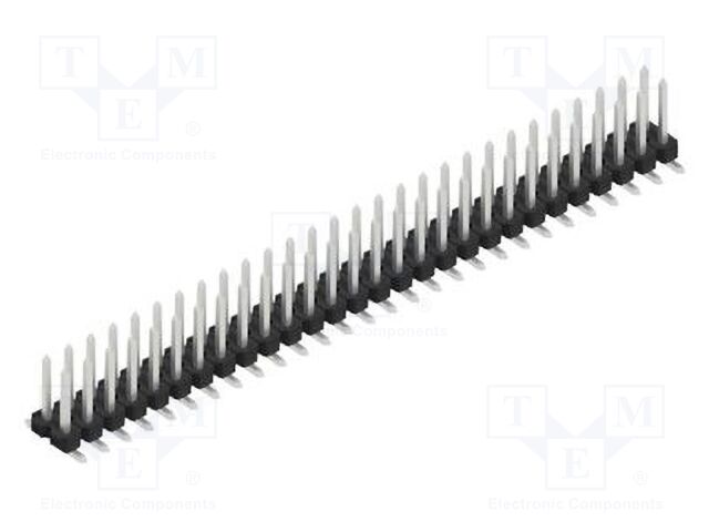 Connector: pin strips; pin header; male; PIN: 56; 2.54mm; SMT; 2x28