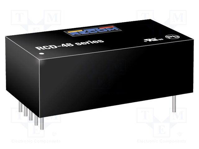 Converter: DC/DC; Uin: 9÷60V; Uout: 2÷56VDC; Iout: 500mA; 13g