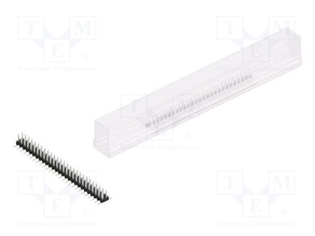 Connector: pin strips; pin header; male; PIN: 54; 2mm; SMT; 2x27