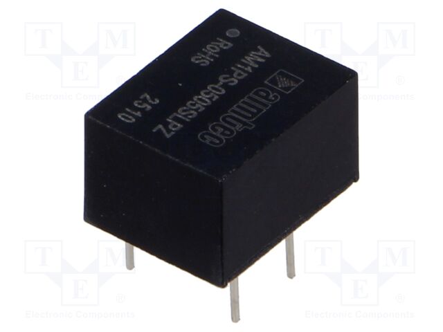 Converter: DC/DC; 1W; Uin: 4.5÷5.5V; Uout: 5VDC; Iout: 200mA; DIP8