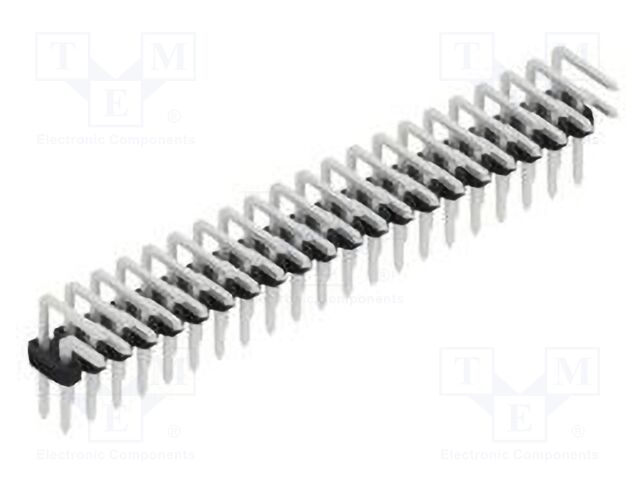 Connector: pin strips; pin header; male; PIN: 42; 2mm; THT; 2x21