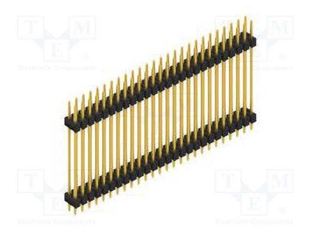 Connector: pin strips; pin header; male; PIN: 52; 2.54mm; THT; 2x26