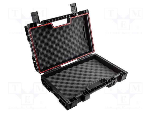 Case; tool case; black-grey; plastic; Energy+; 448x322x126mm; 11l