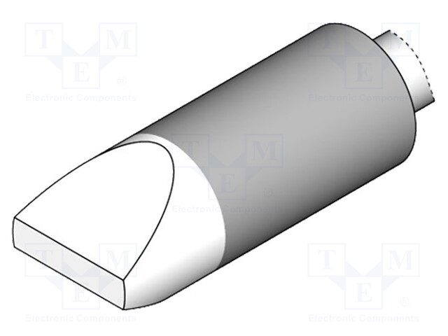 Tip; chisel; 6.6x1.8mm; thicker iron layer,longlife