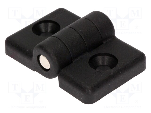Hinge; Width: 54mm; technopolymer (PA); black; H: 36mm