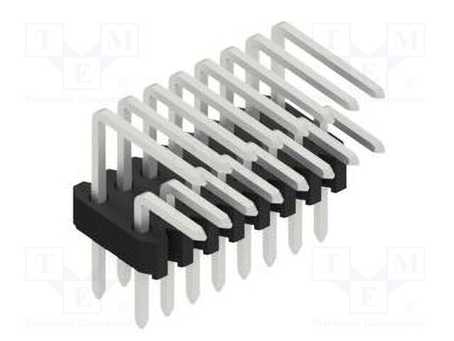 Connector: pin strips; pin header; male; PIN: 16; 1.27mm; THT; 2x8