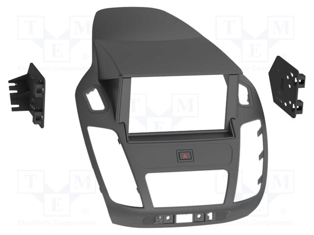 Radio frame; Ford; 2 DIN; black
