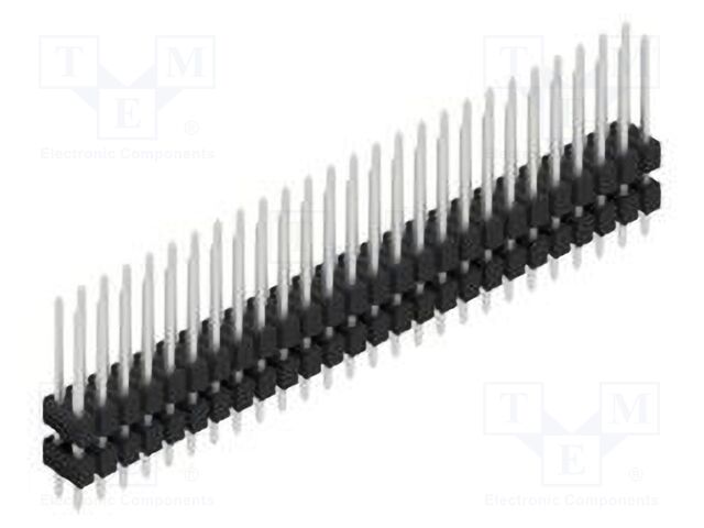 Connector: pin strips; pin header; male; PIN: 52; 2.54mm; THT; 2x26