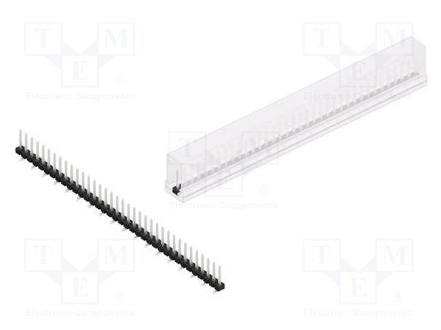 Connector: pin strips; pin header; male; PIN: 36; 2.54mm; SMT; 1x36