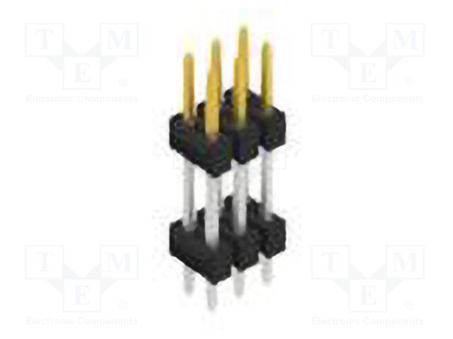 Connector: pin strips; pin header; male; PIN: 6; 2.54mm; THT; 2x3