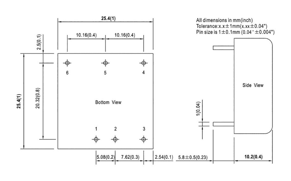 Converter: DC/DC; 15W; Uin: 9÷36V; Uout: 3.3VDC; Iout: 0÷3A; 300kHz
