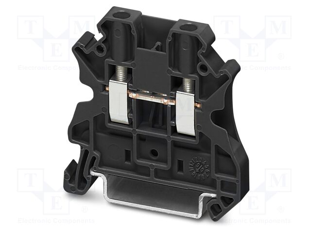 Splice terminal: rail; UT; 32A; 1kV; screw terminal; PA; L: 46.9mm