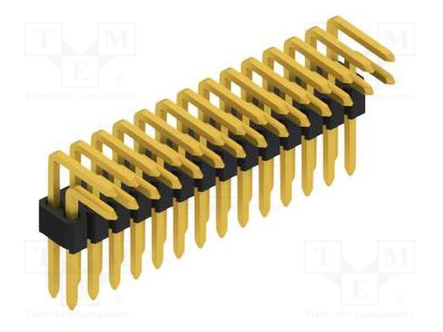 Connector: pin strips; pin header; male; PIN: 28; 1.27mm; THT; 2x14