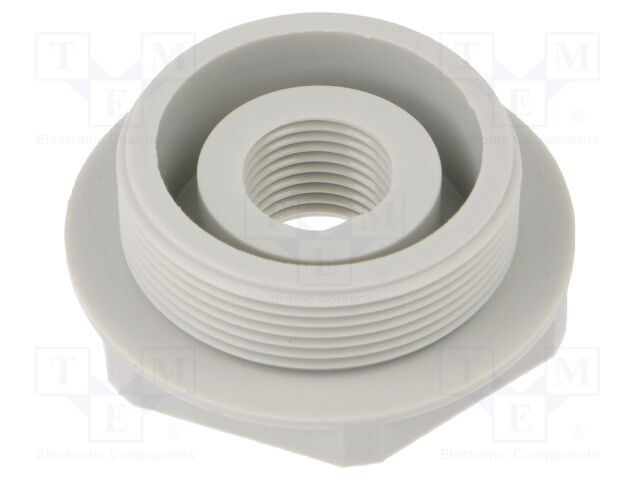 Reduction of threads for glands; Int.thread: M16; polyamide