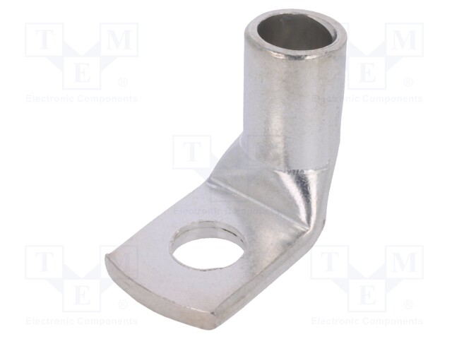 Ring tube terminal; M8; 25÷35mm2; crimped; for cable; angled 90°