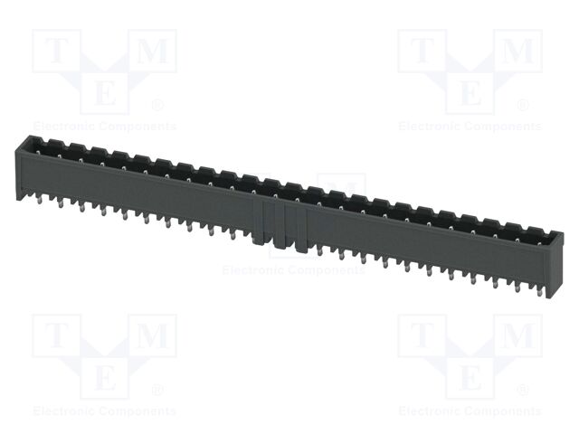 PCB headers, nominal cross section: 2.5 mm2, color: black, n