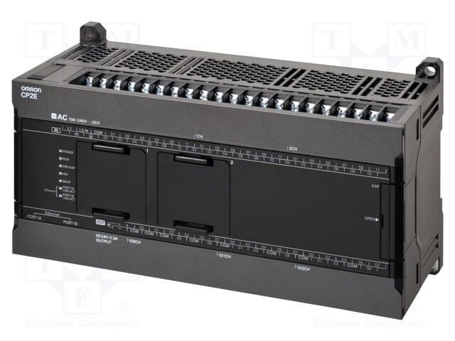 Module: PLC programmable controller; OUT: 24; IN: 36; OUT 1: relay