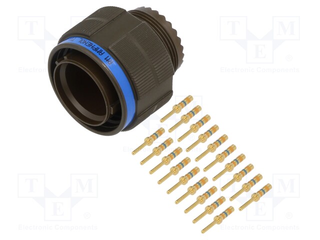 Connector: circular; D38999 series III; plug; male; PIN: 19; 7.5A