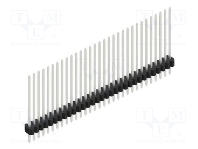 Connector: pin strips; pin header; male; PIN: 31; 1.27mm; THT; 1x31