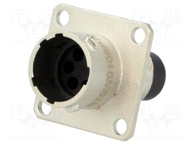 Connector: circular; Series: RT360; socket; male; PIN: 6; IP67