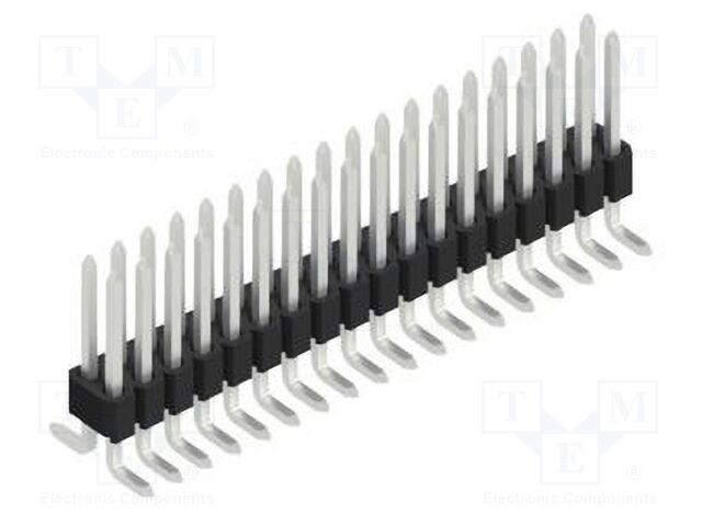 Connector: pin strips; pin header; male; PIN: 36; 1.27mm; SMT; 2x18
