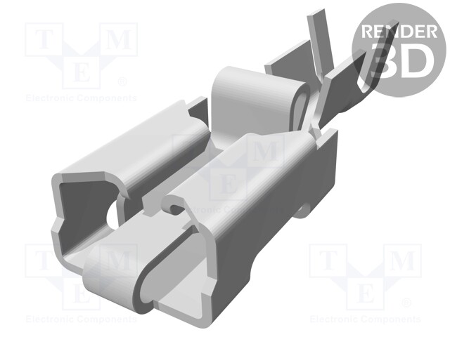 Terminal: flat; 6.3mm; 0.8mm; female; 1÷2.5mm2; crimped; straight