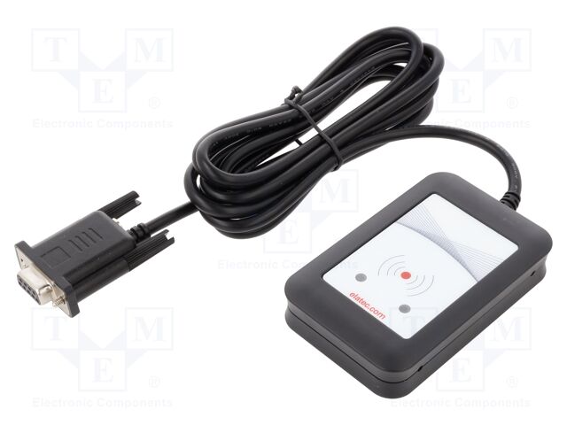 RFID reader; 4.3÷5.5V; RS232; antenna; Range: 100mm; 88x56x18mm