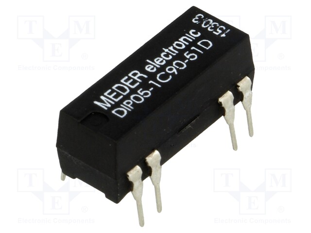 Relay: reed; SPDT; Ucoil: 5VDC; 0.5A; max.100VDC; max.100VAC; 125mW