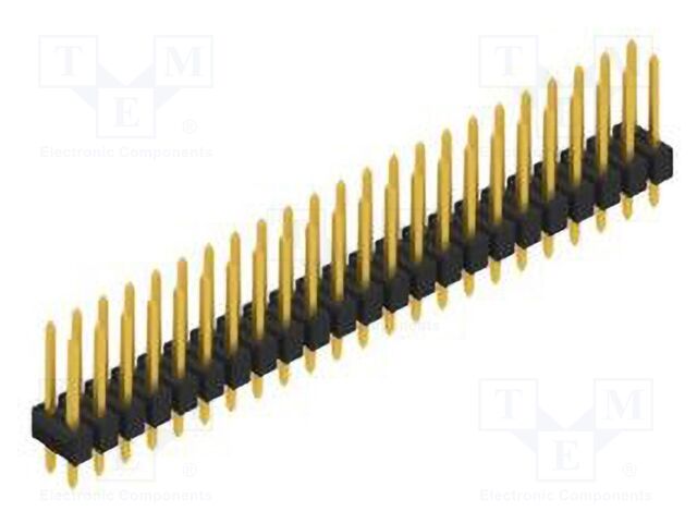 Connector: pin strips; pin header; male; PIN: 46; 2.54mm; THT; 2x23