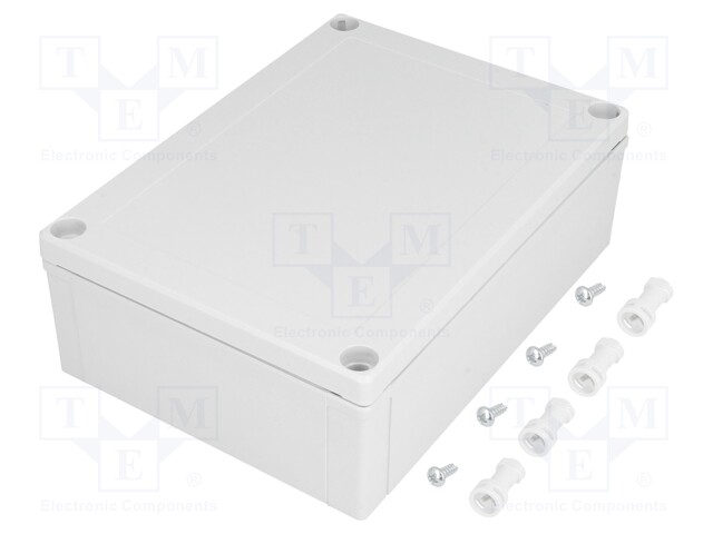 Enclosure: multipurpose; X: 130mm; Y: 180mm; Z: 60mm; MNX; grey; IK07