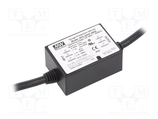 Surge arrester; 10kA; Uoper: 347÷480VAC; Uoper.max: 510VAC