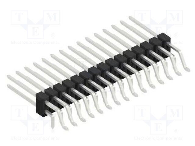 Connector: pin strips; pin header; male; PIN: 30; 2.54mm; SMT,THT