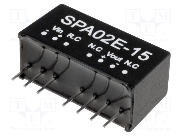 Converter: DC/DC; 1.8W; Uin: 4.5÷9V; 15VDC; Iout: 133.33mA; SIP; 4.8g