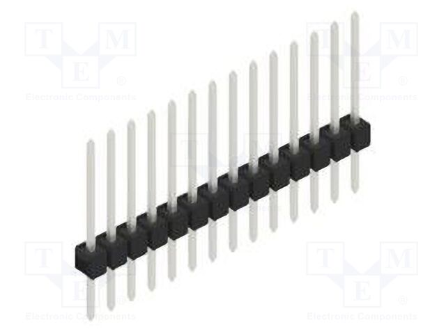 Connector: pin strips; pin header; male; PIN: 14; 2.54mm; THT; 1x14