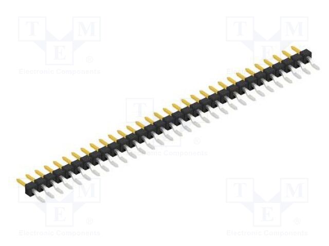Connector: pin strips; pin header; male; PIN: 31; 2.54mm; SMT; 1x31